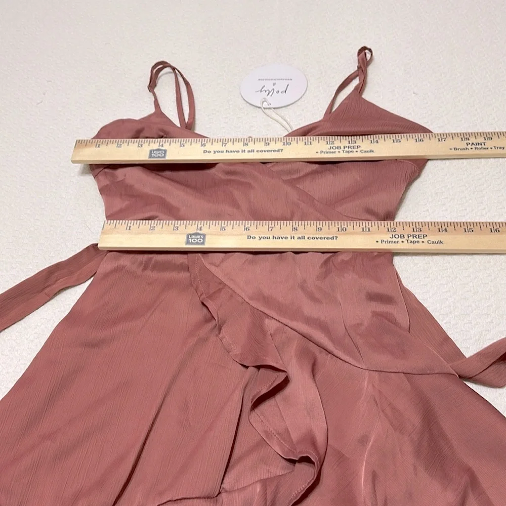 Princess Polly Watermelon Champagne Mini Elegant Dress, Size US 4 - Picture 7 of 12